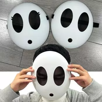 Игра Shy Guy Bros Plastick Mask Косплей Смешная Милая Детская Маска Для Мальчиков Девочек Взрослая Маска Хэллоуин Карнавал Костюм Для Вечеринки Реквизит Высокое Качество Boy