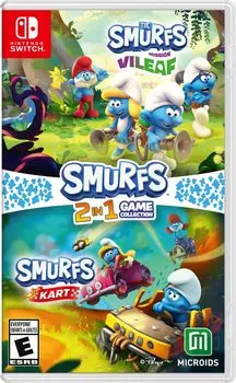 Игра Smurfs Миссия Smurfs Vileaf и Smurfs Kart North Switch 2-в-1 Коллекция (Импортная версия Америка) –