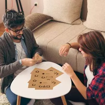 Игра Squid Party Пригласительный билет Квадрат Треугольник Круг Соревновательная карточная игра Косплей Аниме Выживание Тематическая игра Хэллоуин Новый год День рождения 10pcs