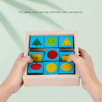 Игра Строительные блоки Игрушка Вращающаяся головоломка детские игрушки для детей синий