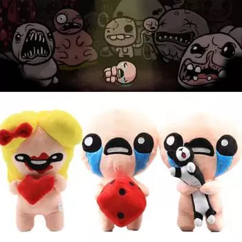 Игра The Binding of Isaac Мягкие игрушки Afterbirth Rebirth Plushie Мультфильм ISAAC Мягкие игрушки Куклы Дети День рождения Рождественские подарки