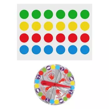 Игра Twist Twist Moves Mat Настольная игра Многопользовательская игра для вечеринок Развлечения Спортивная игрушка для детей