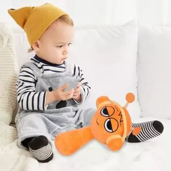 Игра ужасов плюшевая кукла мягкая набивная фигурка игрушка для мальчиков девочек милые дети оранжевый