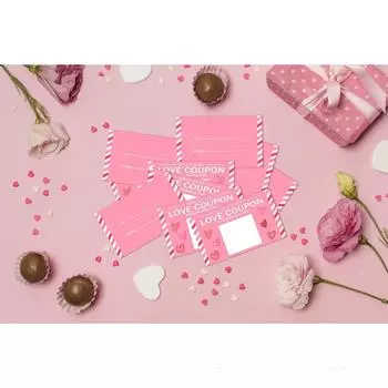 Игра в День святого Валентина Скретч-карта Парная дата Карточная игра Детский день рождения Годовщина One Size