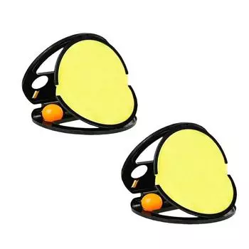 Игра в карманный мяч с ракеткой, детская игрушка для подбрасывания и ловли мяча с пусковой установкой, игрушки для игры в мяч на открытом воздухе, игра для родителей и детей чёрный