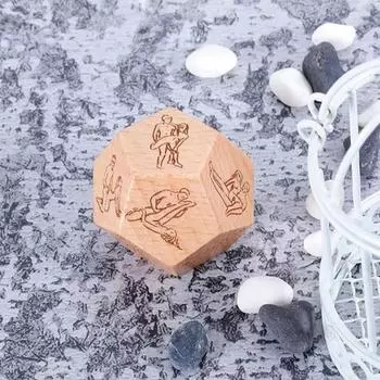 Игра в кости для свидания и вечера. Приправьте жизнь с помощью Up Your Love. 18 захватывающих поз йоги. Универсальные деревянные предметы.