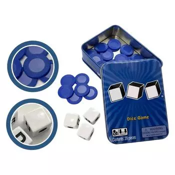 Игра в кости слева по центру справа One Size