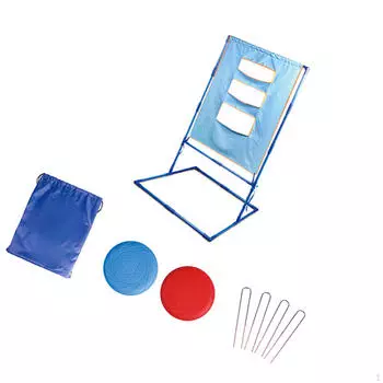 Игра в метание футбольных игр Диск-гол Газон для пикника на заднем дворе with 6 Flying Discs