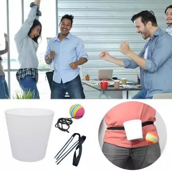 Игра в мяч Swing с нейлоновым поясом, чашка для снятия стресса, для взрослых, для всей семьи, ночные качели