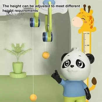 Игра в пинг-понг через дверь, тренажер для настольного тенниса, регулируемый дверной проем, стартовый набор для пинг-понга, подвесной портативный набор для детей с 1 Set