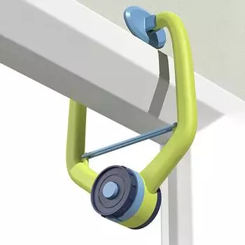 Игра в пинг-понг на двери, регулируемая игра в дверной проем, тренажер для пинг-понга, дверной зазор, стартовый набор для пинг-понга для подвешивания дверной рамы зелёный