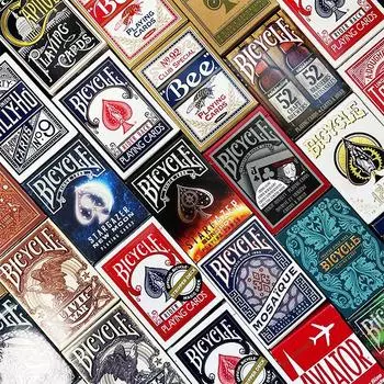 Игра в покер на велосипеде, колода, карточные игры, фокусы для фокусника Aviator poker red