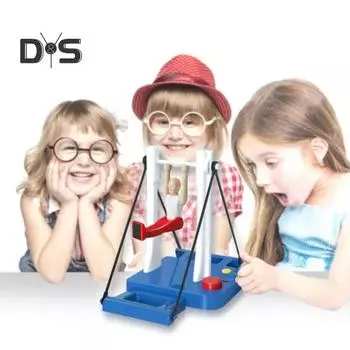 Игра-вызов гимнастике 360 градусов Вращающаяся гимнастика Военная игра Родители-дети Интерактивная гимнастика Настольная игра Малыши Мальчики Девочки Подарок синий