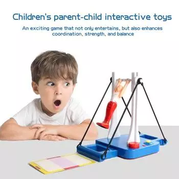 Игра-вызов по гимнастике Вращающаяся гимнастика на 360 градусов Военная игра Родители-дети Интерактивная гимнастика