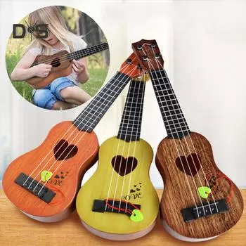 Играйте с собой Классическая гитара укулеле Обучающий музыкальный инструмент Игрушка для детей Подарок ребенку L зелёный