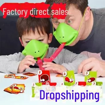 Игральные карты «Ящерица с маской из лягушачьего языка» – интерактивная настольная игра для обучения Single maskBag Pack