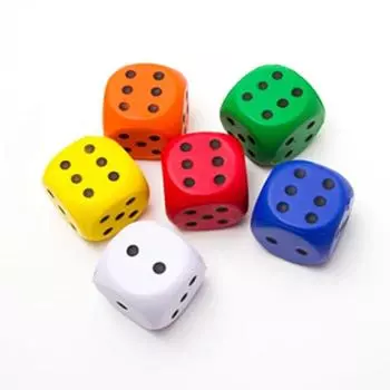 Игральные кости однотонные эластичные игрушки для тренировки пальцев антистрессовые игральные кости губка точечные игральные кости снятие давления