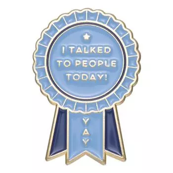 Игривая надпись Цветные значки Металлические броши Уникальные вдохновляющие аксессуары для стильных мужчин и женщин Модное заявление XZ8861