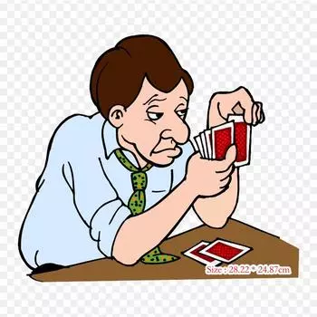 Игроки в карты, игральные карты, термопереносная печать, виниловые нашивки, наклейки для одежды, аппликации «сделай сам», моющиеся нашивки