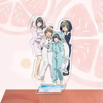 Игровая аниме-кролик для девочек, акриловая подставка для персонажей, акриловая подставка для фигурки, роспись, декор для стола, украшение, подарочная модель
