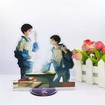 Игровая аниме-модель, подставка, акриловая фигурка, подставка, 15 см, окрашенный декор стола, украшение, подарок