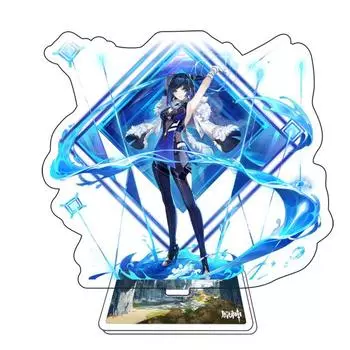 Игровая аниме «Открытый мир», ударная акриловая подставка для персонажей, акриловая подставка для фигурки, роспись, декор для стола, украшение, подарок 15cm
