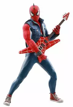 Игровая фигурка в костюме Панка [Видеошедевр] Marvel s Spider-Man 1/6 Человек-паук (Версия паука)
