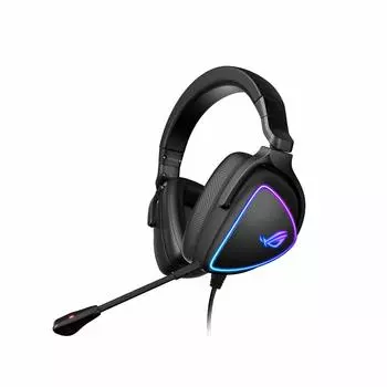 Игровая гарнитура ASUS ROG DELTA S Шумоподавление AI Микрофон ESS9281 Технология рендеринга MQA Проводная Легкая Конструкция Высокое разрешение USB-C