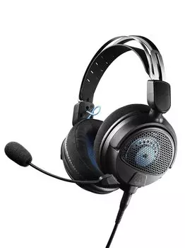 Игровая гарнитура Audio Technica ATH-GDL3 BK ATH-GDL3/Открытого типа/ПК/PS4/PS5/Коммутатор/Xbox One/Съемный микрофон/3,5 мм стерео мини-штекер 4-полюсный/