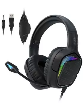 Игровая гарнитура Black Shark X1 RGB для проводного USB LIGHTSYNC 50 мм Динамический драйвер Шумоизоляция Складная с микрофоном Встроенное управление Легкая