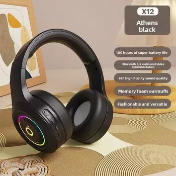 Игровая гарнитура Bluetooth-гарнитура Компьютерная киберспортивная Интернет-кафе Комфортная защита ушей Всеохватывающие наушники Гарнитура