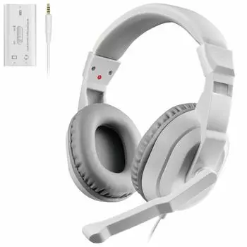 Игровая гарнитура ELECOM бинауральная накладная PS5 PS4 SwitchLite 1 м голосовой чат совместимый цифровой микшер для смартфона игра белый HS-GM30MWH