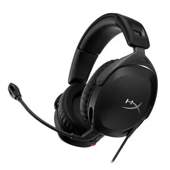 Игровая гарнитура HyperX Cloud Stinger 2, совместимая с ПК, вес 284 г, легкая, DTS Spatial Audio, черная, работа из дома, телеработа, видеоконференция, удаленная работа 2