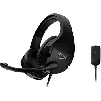 Игровая гарнитура HyperX Cloud Stinger S с объемным звуком для ПК, 2 года гарантии 7.1 HHSS1S-AA-BK/G (4П4Ф1АА) [Элемент]