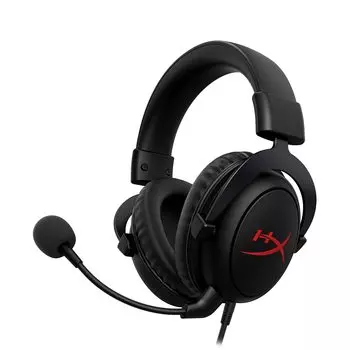 Игровая гарнитура Kingston HyperX Cloud Core Black mini plug USB на оба уха оголовье HX-HSCC-2-BK/WW + 7.1 [3,5 мм + / / тип]