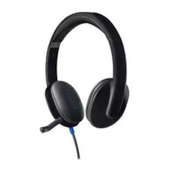 Игровая гарнитура Logitech H540 с микрофоном, черная