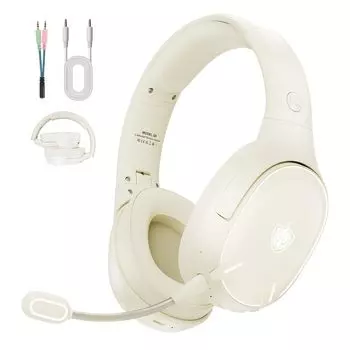 Игровая гарнитура Наушники Проводные Беспроводные Двойного Назначения Беспроводная Гарнитура Воспроизведение 45H Съемная Гарнитура PS4 PS5 для ПК Смартфон Xbox One Switch