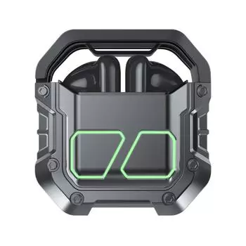 Игровая гарнитура U60 Bluetooth 5.2 TWS с механическим дизайном, подсветкой и длительным временем автономной работы королевский синий