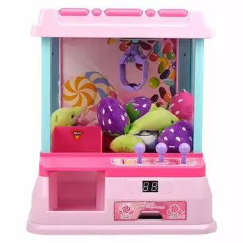Игровая игрушка Sun Percy Crane UFO Catcher Рождественский подарок (розовый) розовый