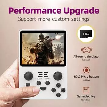 Игровая карта 32/64/128 ГБ, встроенная 3000+/15000+/25000+ игровая карта TF, поддержка эмулятора PS1 N64 и т. д. для портативной игровой консоли