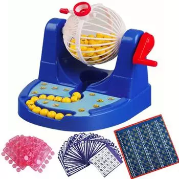 Игровая консоль Bingo, имитирующая лотерейный автомат, развивающие игрушки для родителей и детей, вечеринка с игрой Bingo Machine