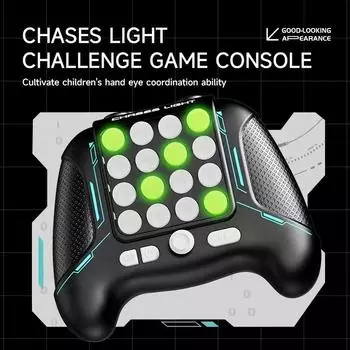 Игровая консоль Chases Light, электронная, с подсветкой, быстрая, нажимаемая, игровая ручка, игрушки для детей и взрослых, игрушки для снятия стресса белый