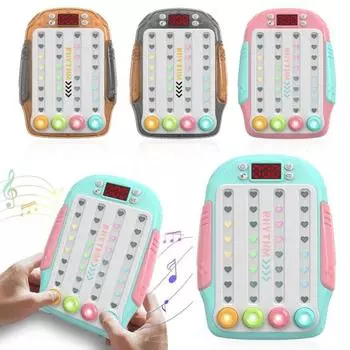 Игровая консоль Fast Push Rhythm Master для тренировки скорости реакции для детей и взрослых, портативная обучающая игровая машина со светящимся треком, игрушка