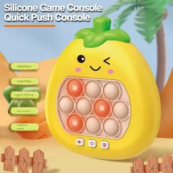 Игровая консоль Консоль быстрого нажатия Мгновенная звуковая обратная связь Быстрая скорость нажатия Режим прорыва игры Интерактивная образовательная сенсорная игрушка-непоседа Pear
