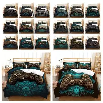 Игровая консоль Принт Чехол для постельного белья Костюм Один размер Микрофибра Подростки Мальчик Высокое качество Симпатичный Домашний текстиль UK Single 135x200cm