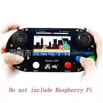 Игровая консоль Raspberry Pi Retro: 3,5-дюймовый HDMI ЖК-дисплей с корпусом, совместимым с джойстиком, для 3B+/4B/Zero.