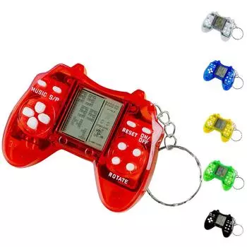 Игровая консоль, ретро, портативная электронная игровая консоль, брелок, подвеска One Size чёрный