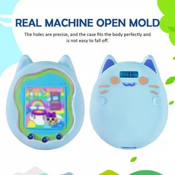 Игровая консоль силиконовый защитный чехол устойчивый к царапинам ударопрочный идеально подходит удобный захват защитный чехол для TamagotchiUni розовый