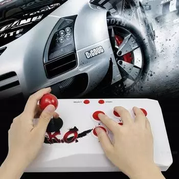 Игровая консоль, ТВ-игровая приставка, беспроводной контроллер, портативный игровой плеер, HD-выход, встроенные игры 1797 для аркадной игровой консоли чёрный