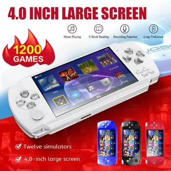 Игровая консоль X6 в стиле ретро, игровая консоль, портативная палка 1500+, мини-ручной игровой плеер, портативный игровой плеер в стиле ретро, телефон 4.0 Inc. Blue